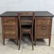 Bureau ministre XIXème et chaise en bois courbé 1940