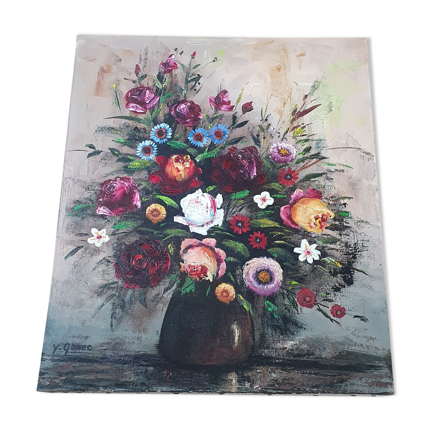 Flower bouquet painting