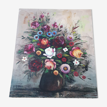 Tableau bouquet de fleurs