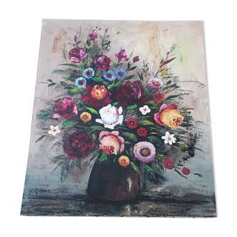 Tableau bouquet de fleurs