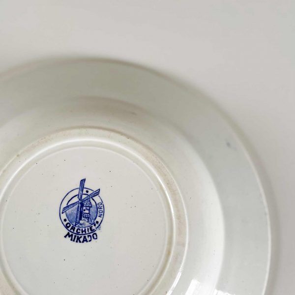 Hollow Plate, Iron Earth, Orchies Moulin des Loups earthenware