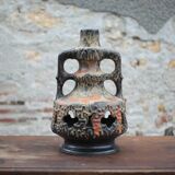 Vintage XL West Germany Lamp Base, Fat Lava Lamp, Ceramic Floor Lamp