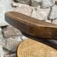 armchair signed Fischel wood turned early 20th century