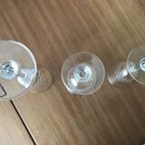 Service de verre en cristal