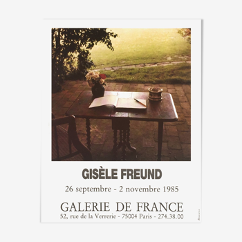 Affiche Gisèle Freund 1985