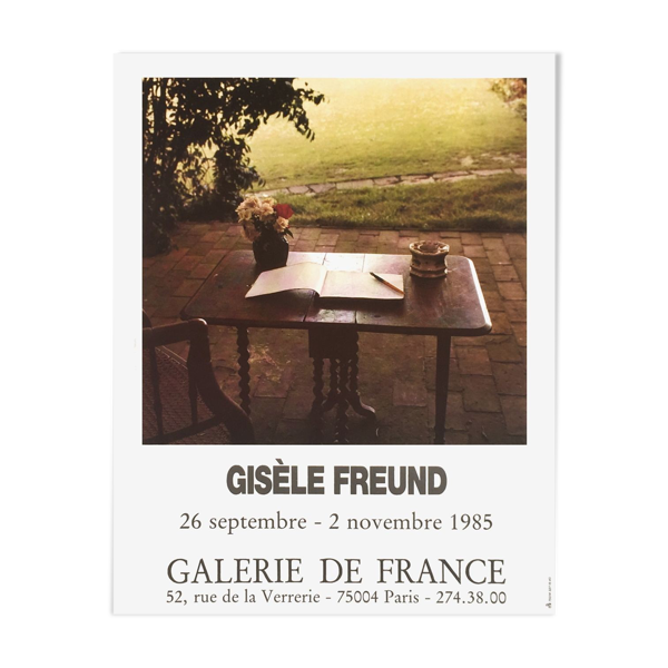 Affiche Gisèle Freund 1985 — Beyit