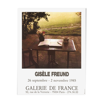 Affiche Gisèle Freund 1985