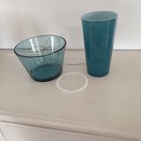 Blue mushroom lamp model Gavik ikea