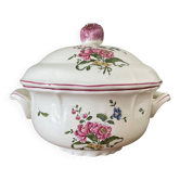 Antique soup tureen in Saint-Amand earthenware (Nord)