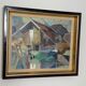 Swedish Oil on Canvas – “Lakeside Hut” by EVERT GRYNNING
