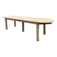 Grande table de communauté en chêne massif