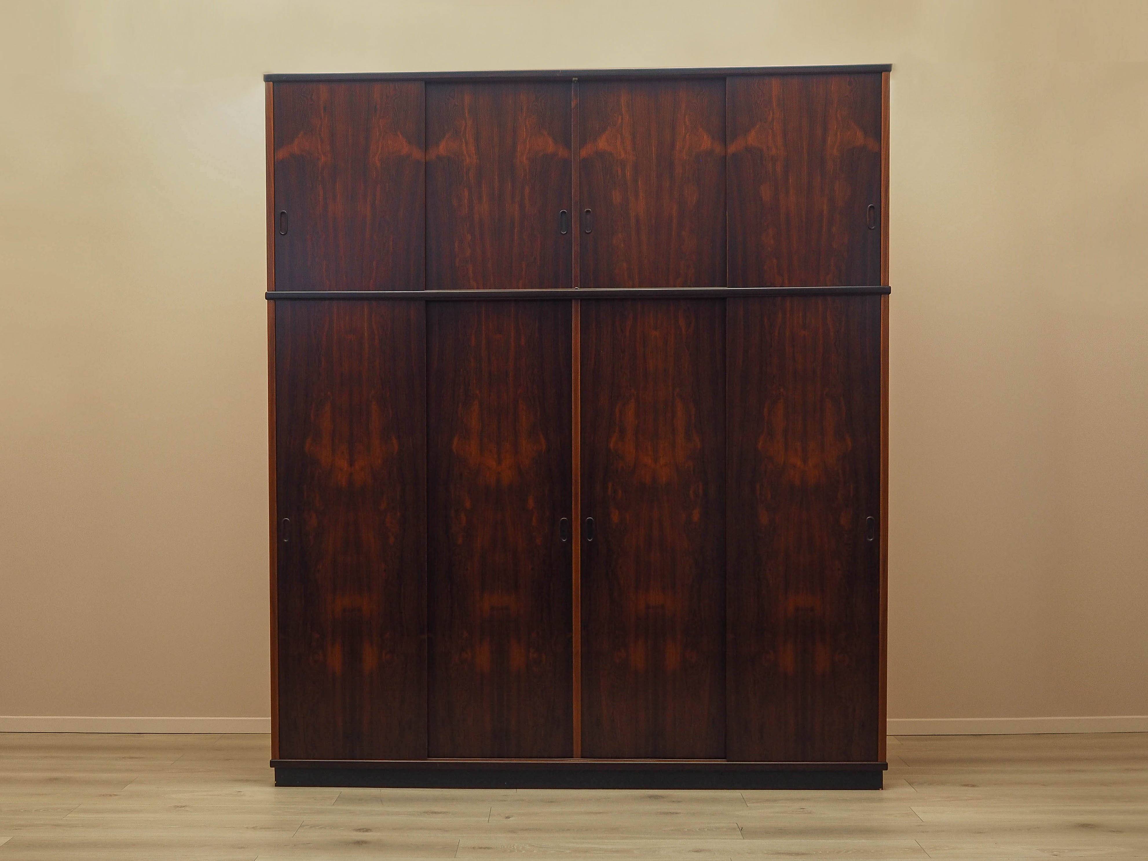 Rosewood wardrobe, Danish design, 1970s, made in Denmark