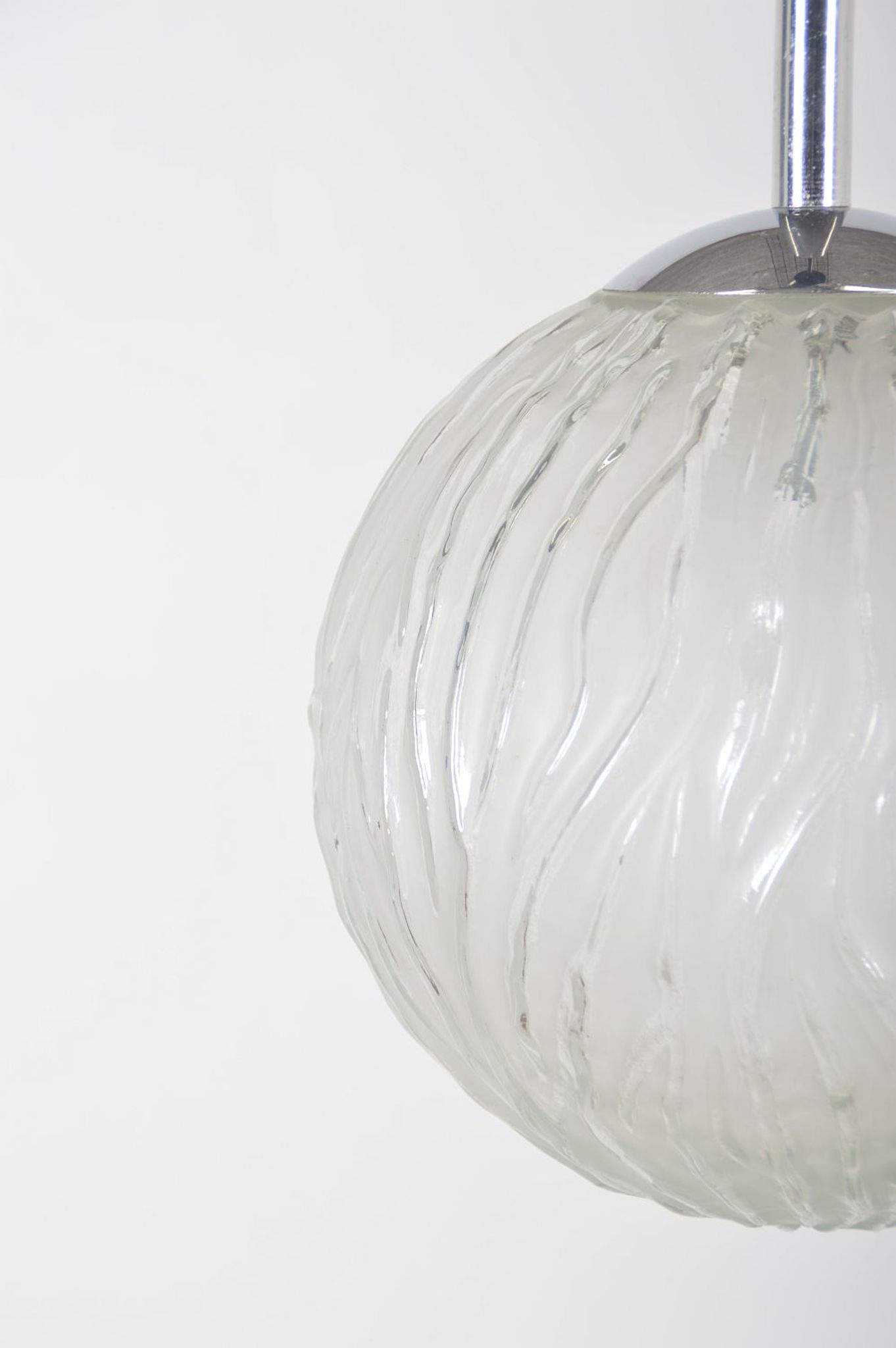 Mid-century globe hanging lamp, 1970s