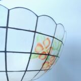 Vintage mother-of-pearl and brass pendant/chandelier