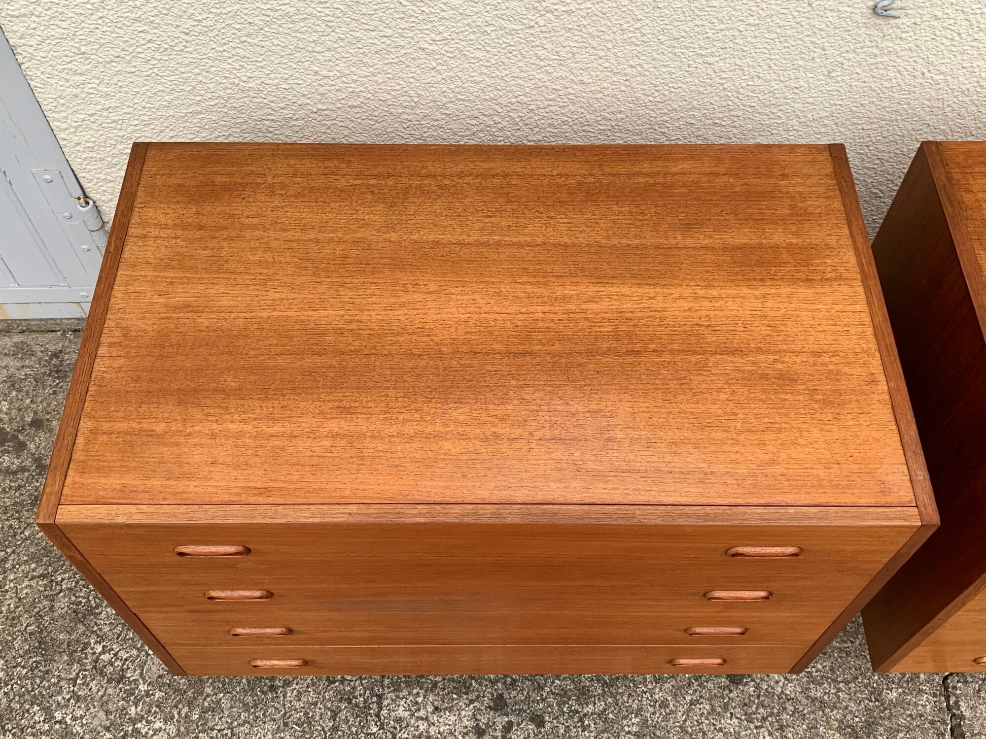Pair of Scandinavian teak chests of drawers 1960