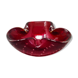 Cendrier ou vide-poches magnifique des années 1960 par Flavio Poli pour Seguso. Fabriqué en Italie.