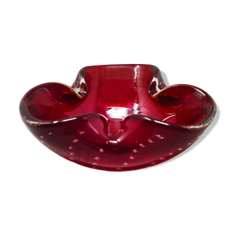 1960s Gorgeous Ashtray or Catchall by Flavio Poli for Seguso. Made in Italy