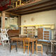 Table de ferme plateau brut 4-6 repas