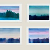 Minimalist landscape in ink 8