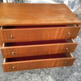 Scandinavian design commodity in vintage teak 1970