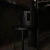 Room Studio Primitive and Modern Oak Sculptural Chair