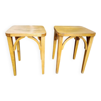 Pair of Luterma beech stools