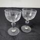 Verres à vin en cristal Baccarat Pompadour