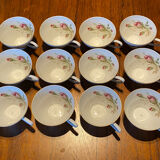 12 cups / saucer Bavaria Porcelain