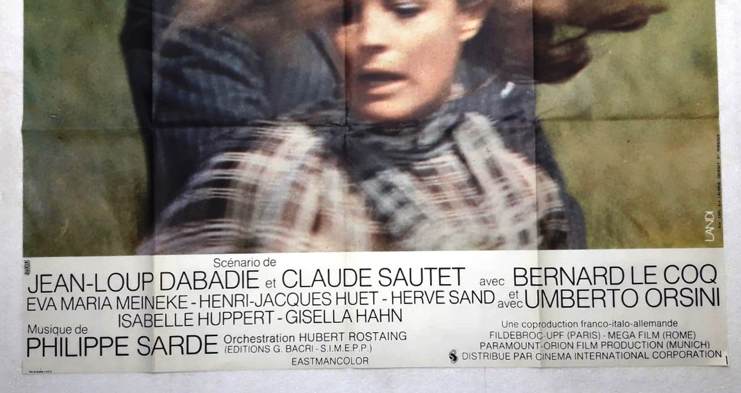 Original film poster "Caesar and Rosalie" from 1972 Romy Schneider, Montand...