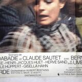 Original film poster "Caesar and Rosalie" from 1972 Romy Schneider, Montand...