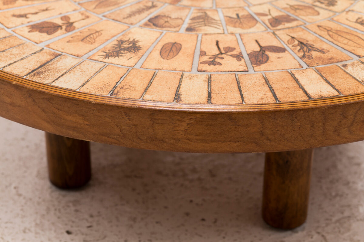 Coffee table by Roger Capron, France, 1970