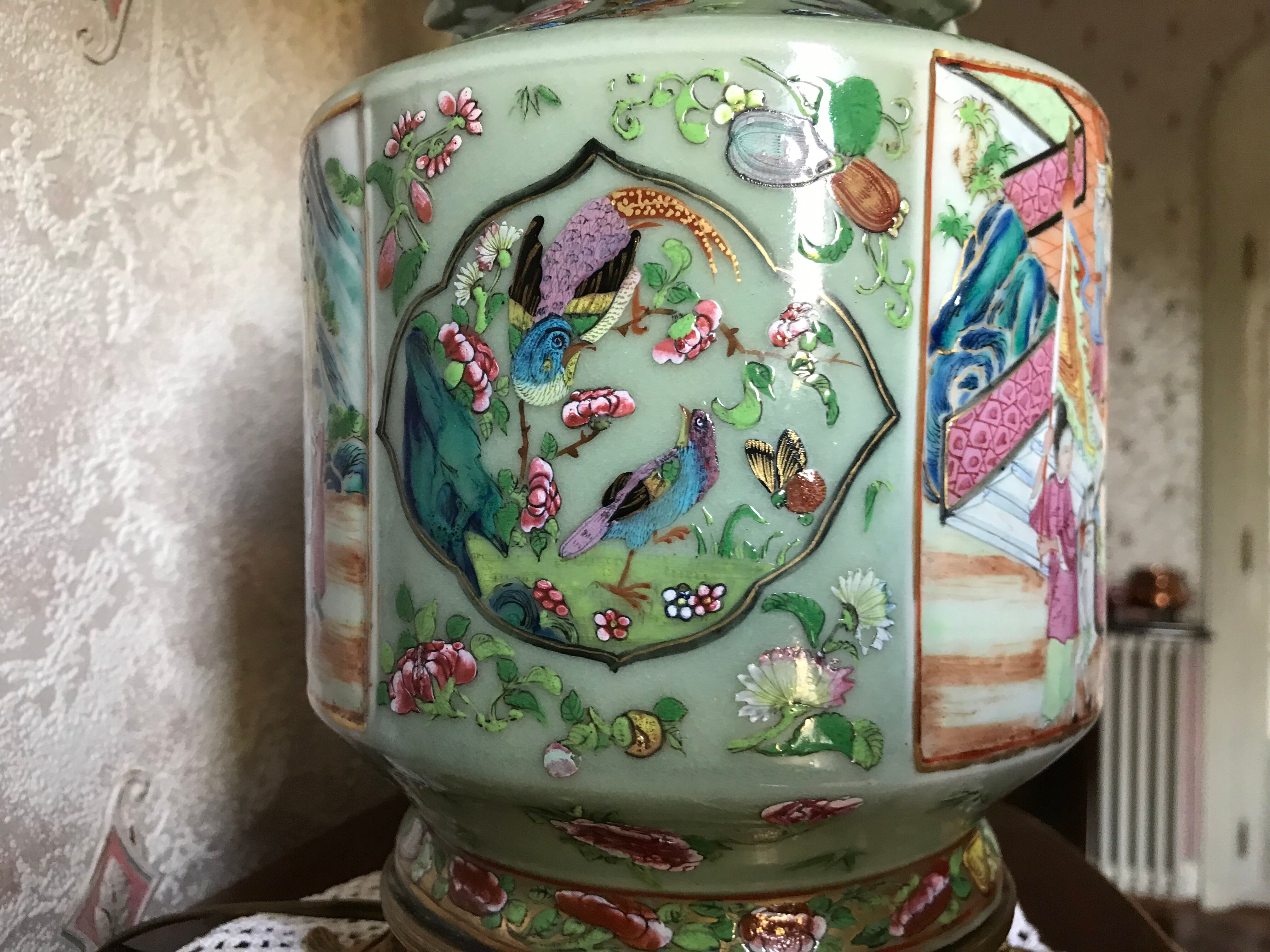 Rare Chinese lamp from the 1920s