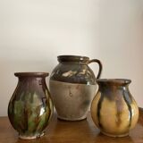 Set of a jug and 2 small vases