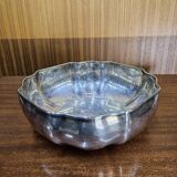 Vintage silver plated bowl / fruit bowl by job art, 1990s.
