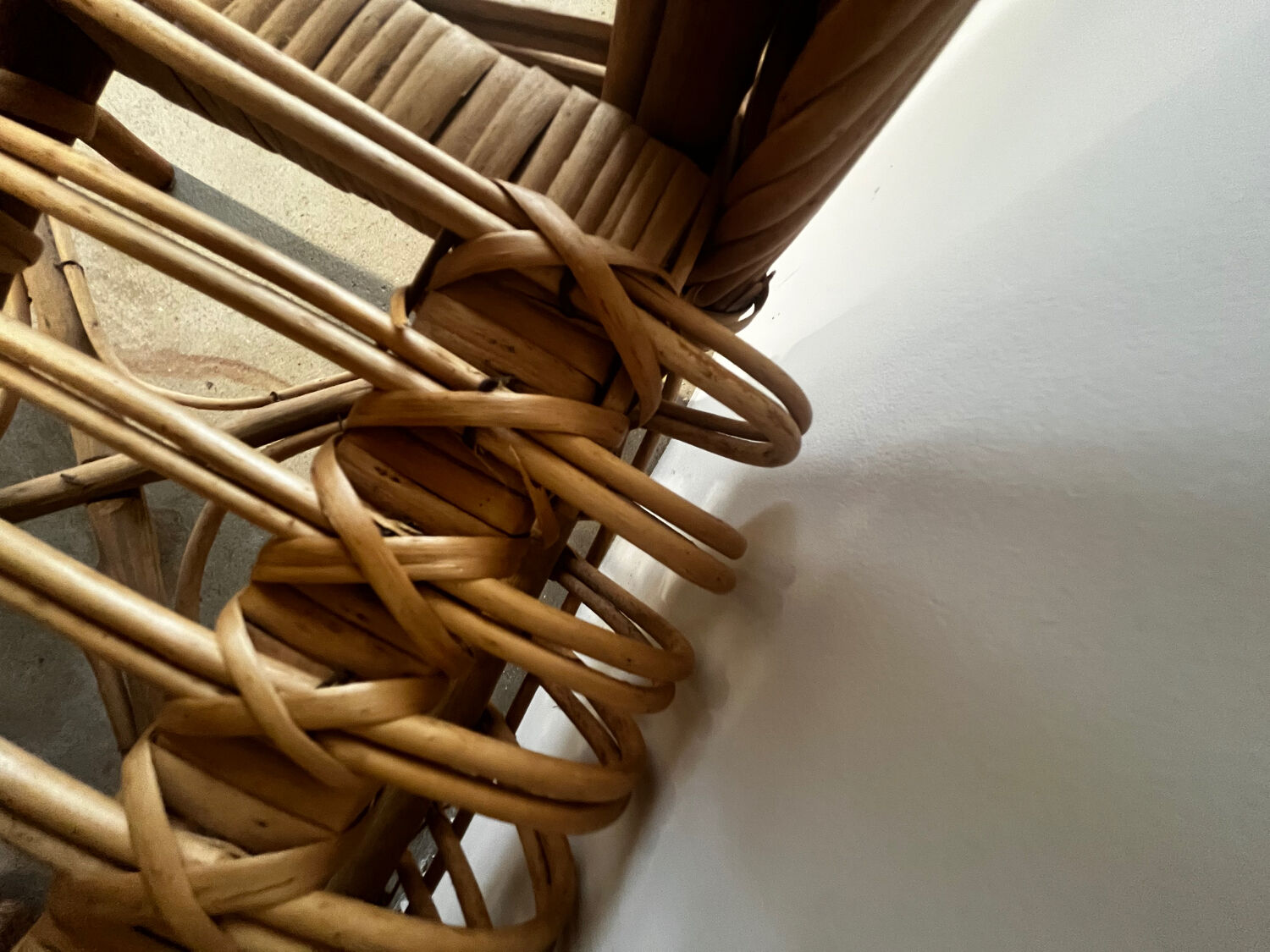 Children's rattan armchair