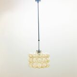 Mid-Century Amber Bubble Glass Ceiling Light/Pendant by Helena Tynell for Limburg, Germany, 1960s