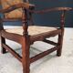 Arts & Crafts Handcrafted Low Lounge Armchairs, Belgium, 1920s, Set of 2