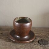 Vintage stoneware egg cup
