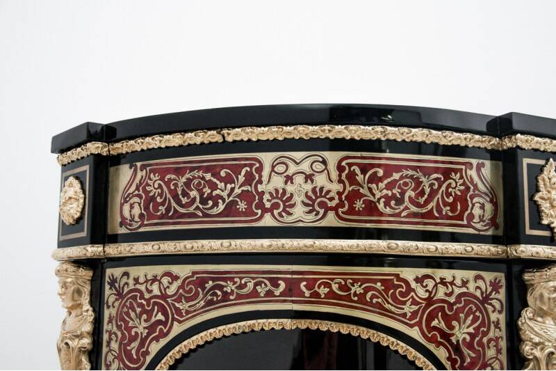 Boulle cabinet, France, circa 1860