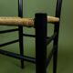Vintage Italian cord chair from the 1960s by Gio Ponti.