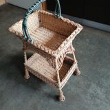 1900 yresse wicker worker serving table
