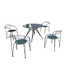 Silver moon table and chairs set fermob designer mourgue