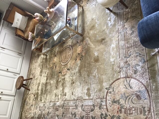 Chinese silk carpet 244x305 bought in 1985