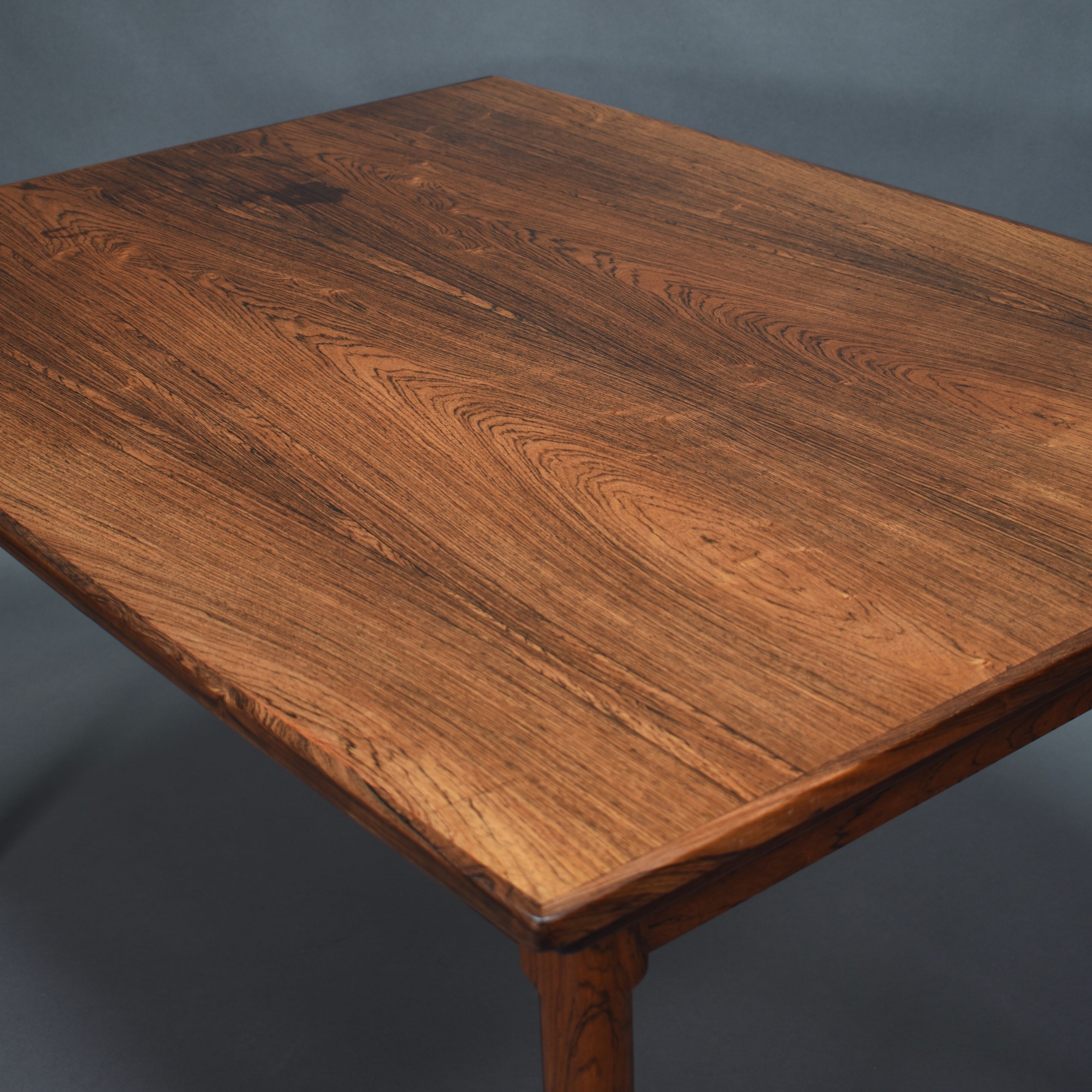 Brazilian rosewood extendable dining table by Niels O. Møller, Denmark – circa 1950