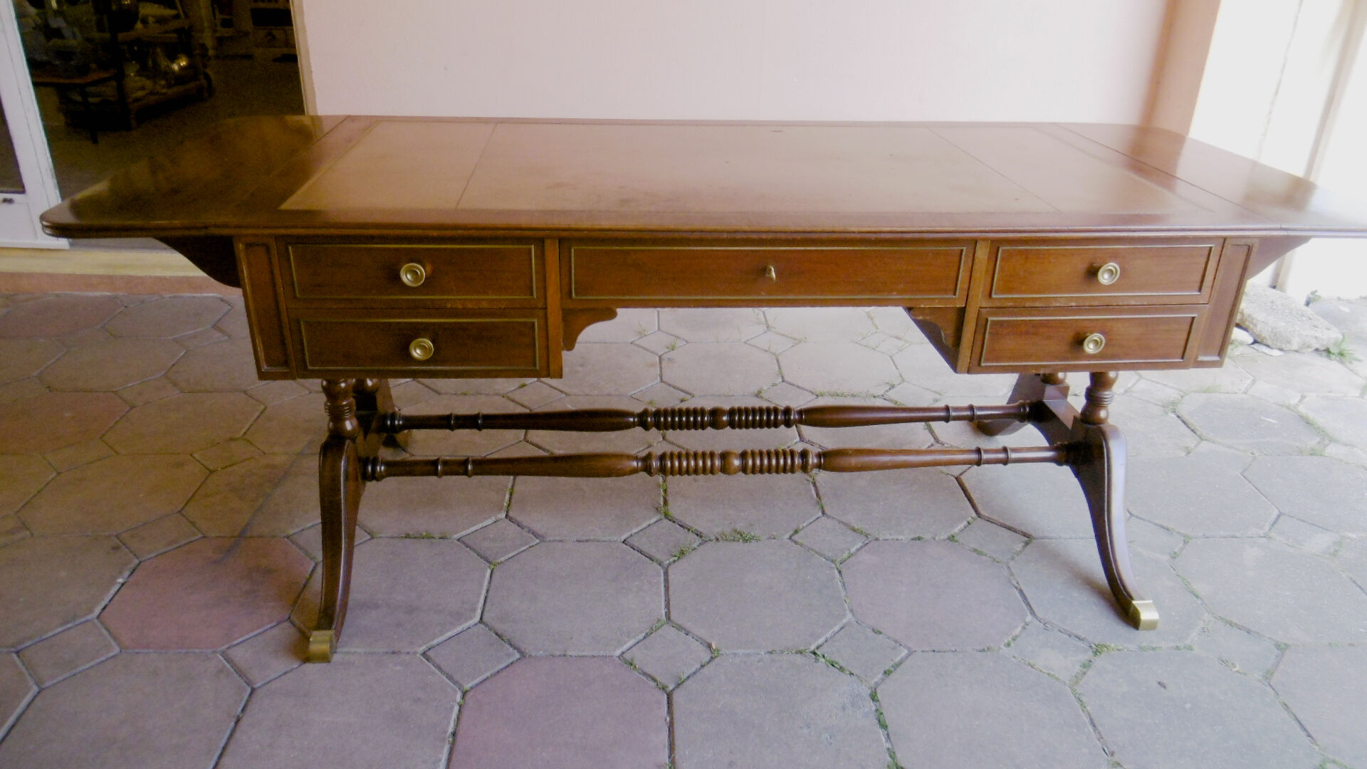 English style mahogany notary office