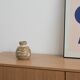 Ceramic vase, Danish design, 1960s, manufacturer: Søholm