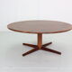 Mid century modern  round rosewood coffee table, 1960s denmark