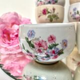 Vintage stoneware coffee tea cups