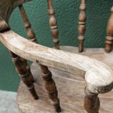 Victorian armchair, called "captain's"