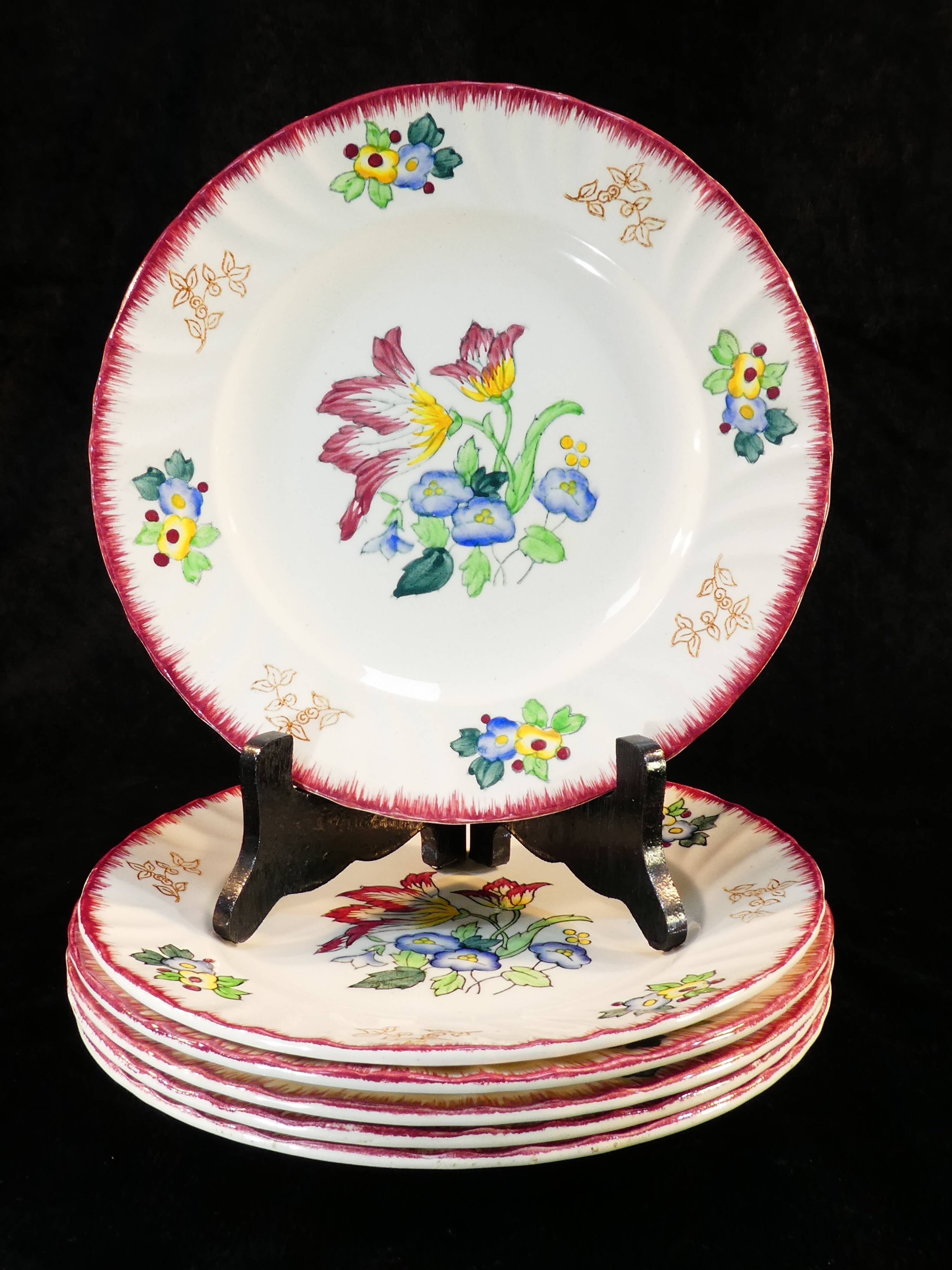 6 flat plates Longwy model Marseille